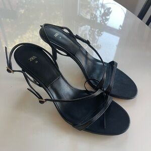 NWOT Zara Strappy Heels - 8
